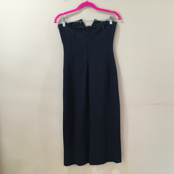 NEW Anthropologie Womens Size 2 Strapless Midi Dress Suiting Cocktail Stretch - Picture 3 of 9